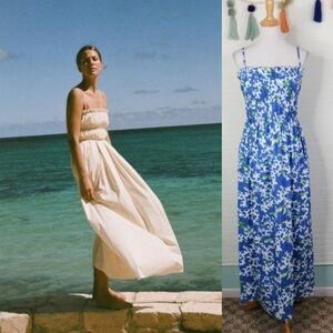 Coco Shop Shirred Maxi Dress